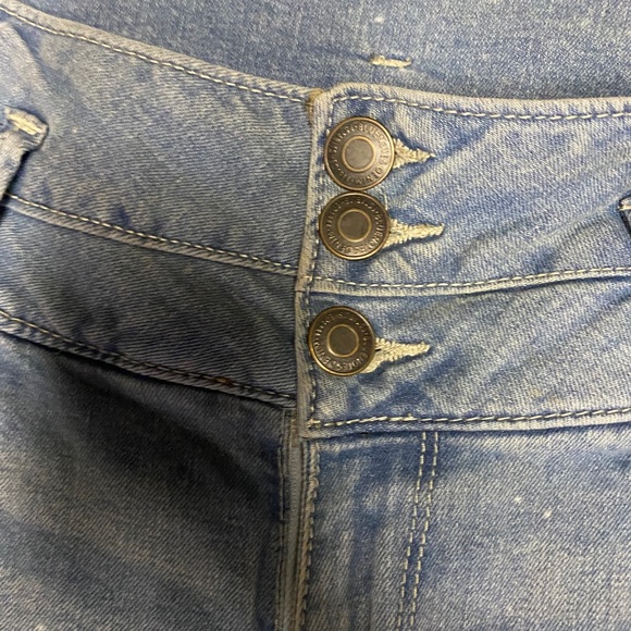 Blue notes super high rise shorts - Picture 2 of 4